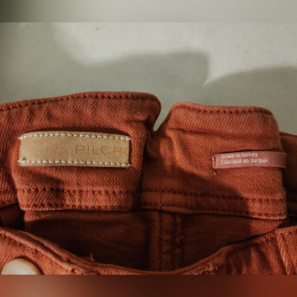 Pilcro Rust Wide-Leg Pants - Picture 6 of 11